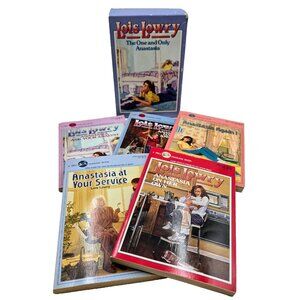The One And Only Anastasia Book Lot By Lois Lowry Complete Boxed Set Of 5 Vintag